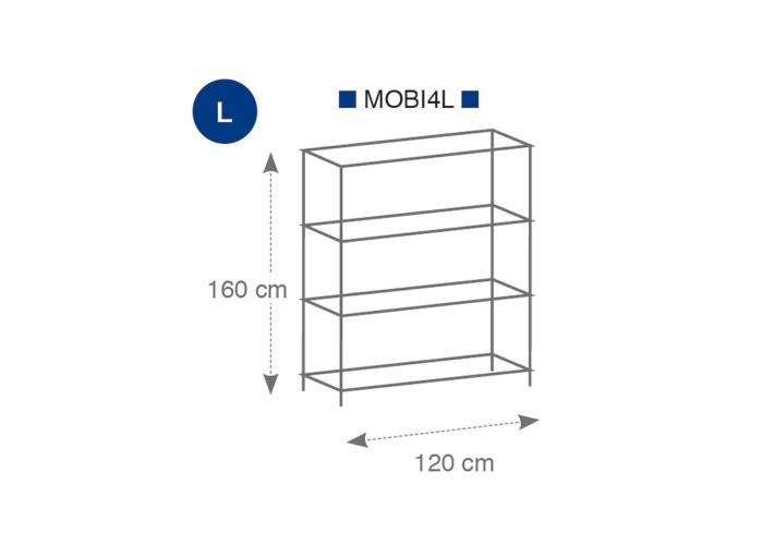 ETAGERE MULTIFONCTION 4 NIVEAUX