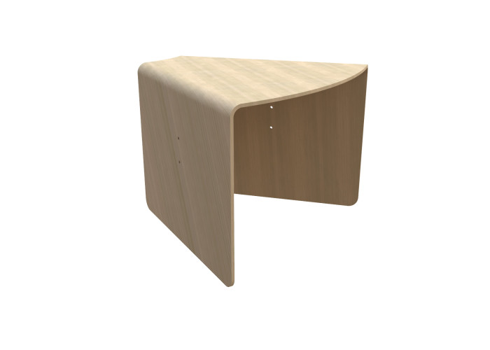 Winkeltisch aus Holz - Modulares Sortiment HIZIA