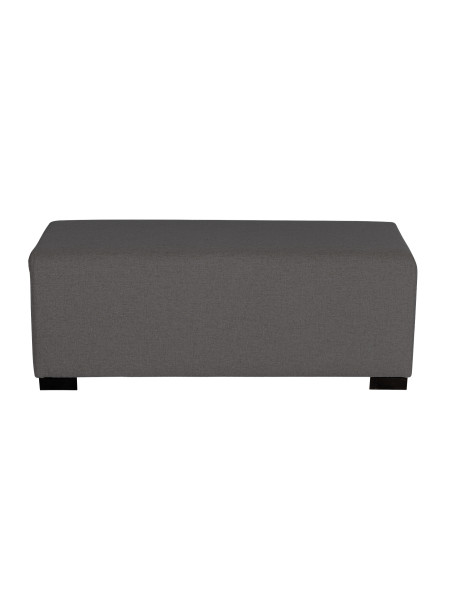 Pouf 2 posti grigio antracite - HIZIA