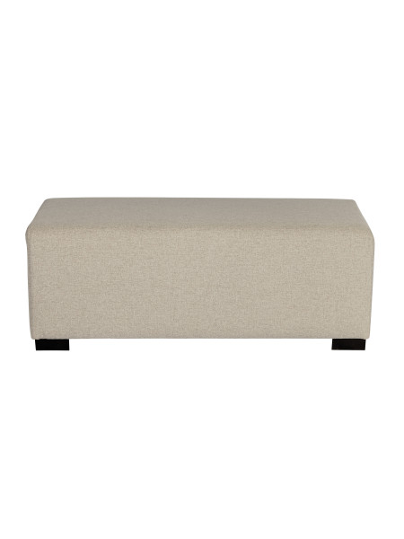 Pouf 2 posti Beige Sahara - HIZIA