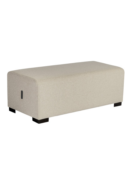 Pouf 2 posti Beige Sahara - HIZIA