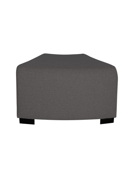 Pouf angolare a 1 posto grigio antracite - HIZIA