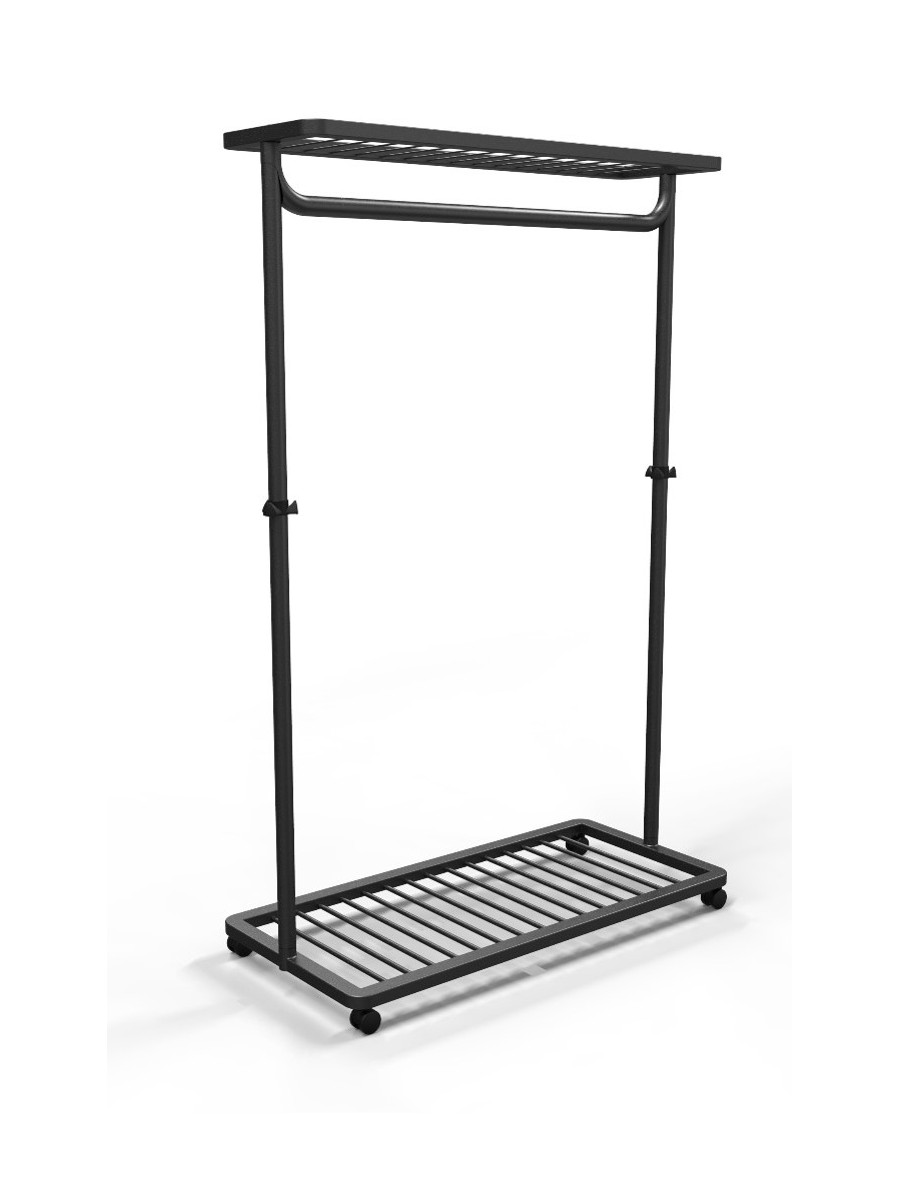 Vestiaire en métal noir grande capacité