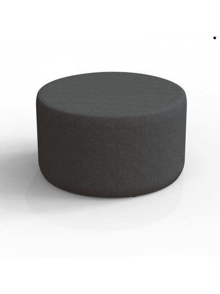 Pouf rond 76 cm - Gris Anthracite
