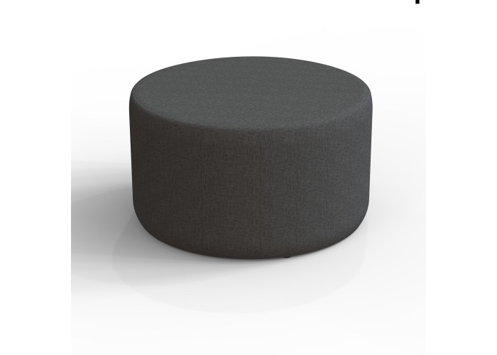 Pouf rond 76 cm - Gris Anthracite