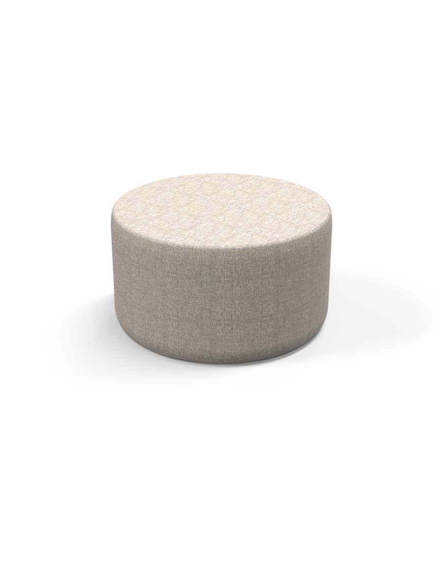 Pouf rond 76 cm - Gris Anthracite