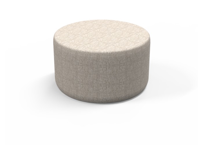 Pouf rond 76 cm - Gris Anthracite