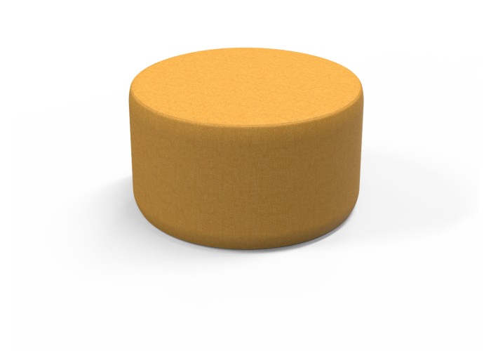 Pouf rond 76 cm - Gris Anthracite