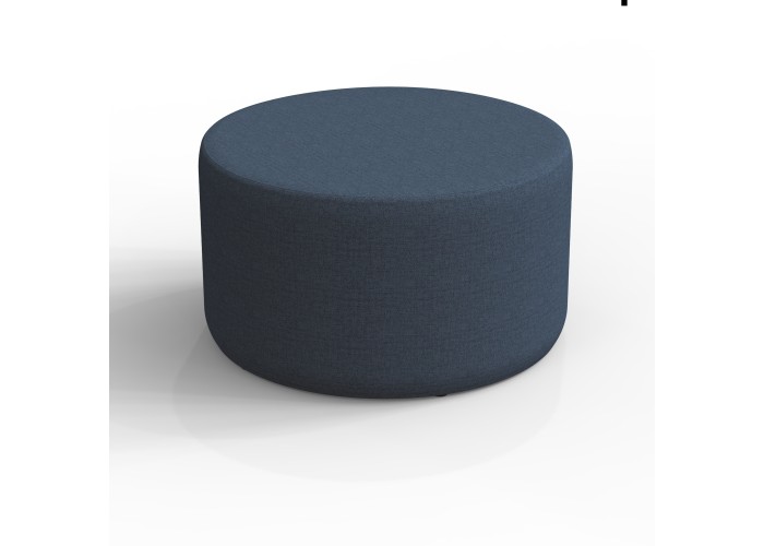 Pouf rond 76 cm - Gris Anthracite