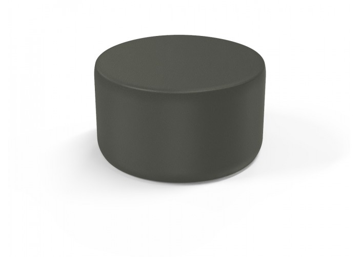 Pouf rond 76 cm - Gris Anthracite