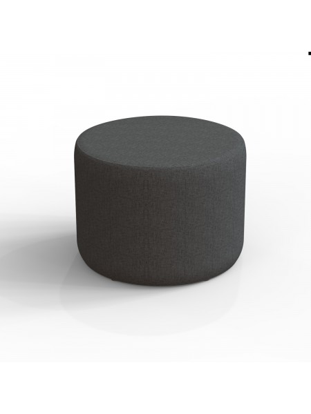 Pouf rond 76 cm - Gris Anthracite