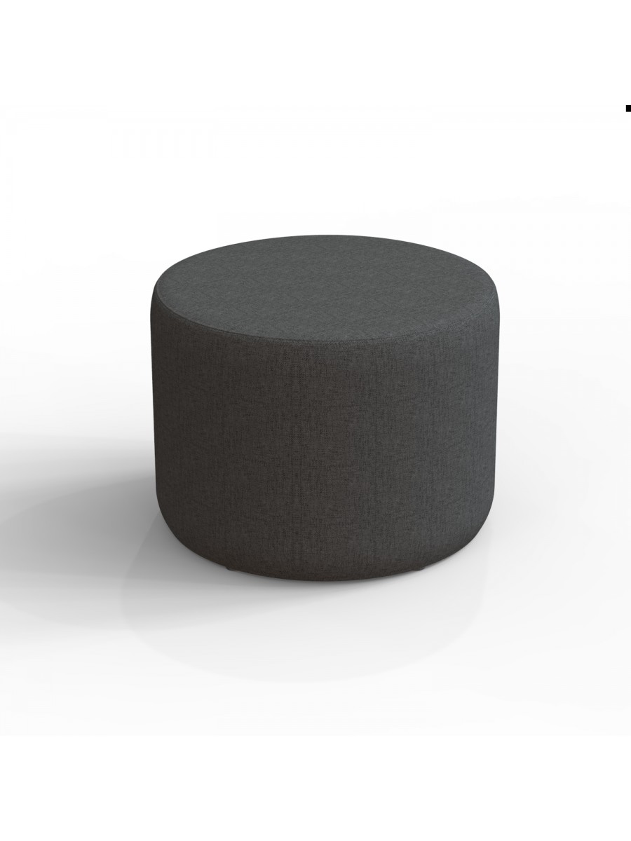 Pouf rond 76 cm - Gris Anthracite