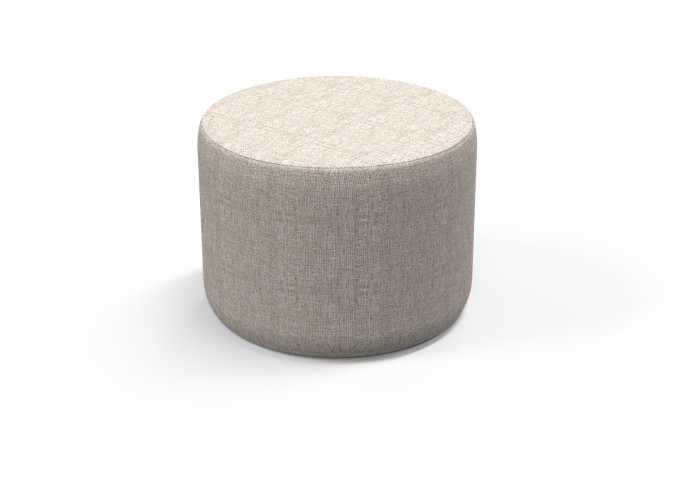 Pouf rond 76 cm - Gris Anthracite