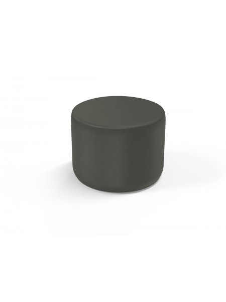 Pouf rond 76 cm - Gris Anthracite