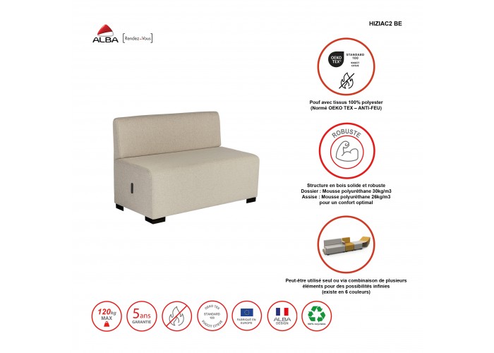 2-Sitzer-Sofa Grau Anthrazit - HIZIA