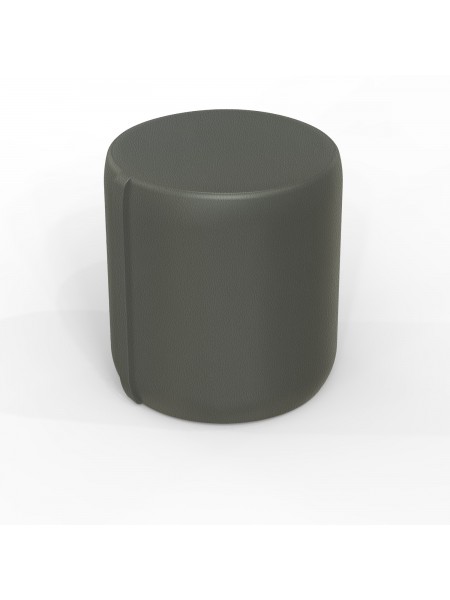 Pouf rond 76 cm - Gris Anthracite