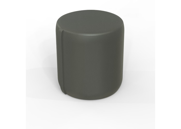 Pouf rond 76 cm - Gris Anthracite