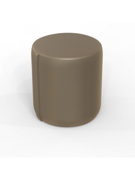 Pouf rond 76 cm - Gris Anthracite