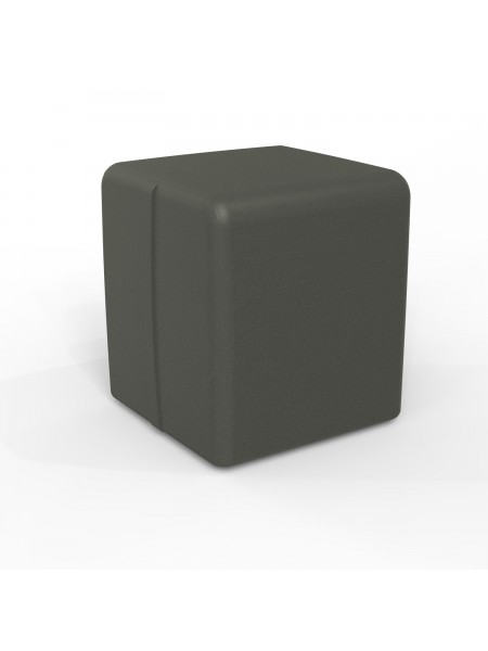 Pouf rond 76 cm - Gris Anthracite