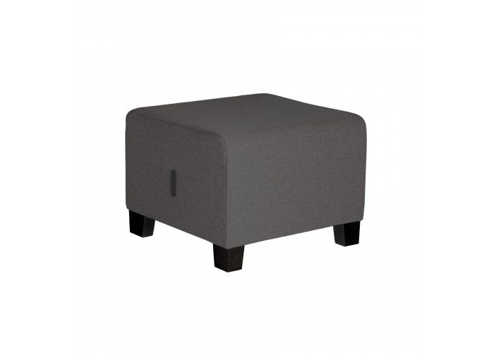 Pouf 1 place Gris Anthracite - HIZIA