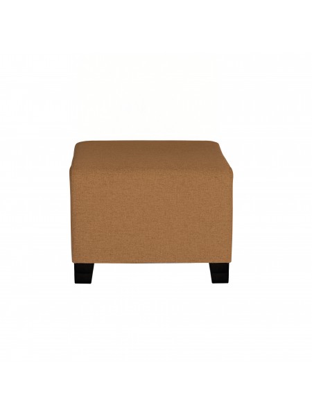 1-seater pouffe Terre de Sienne - HIZIA