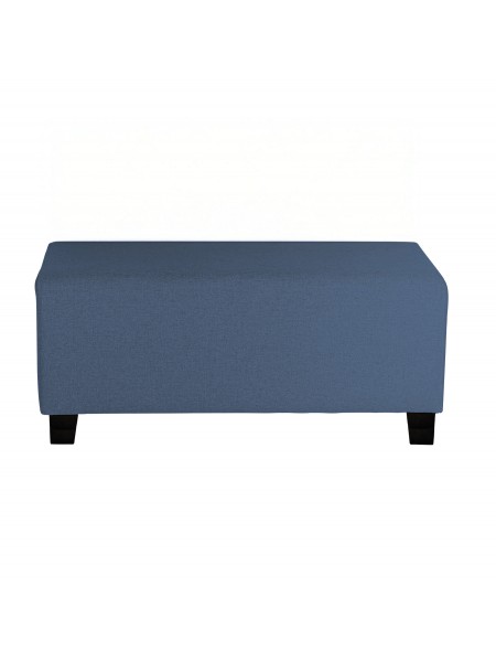 Pouf 2 posti in denim blu - HIZIA
