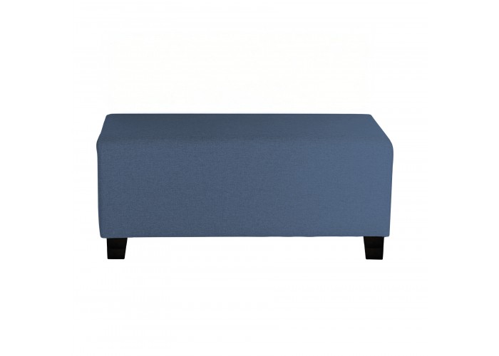 Blue Denim 2-seater pouffe - HIZIA
