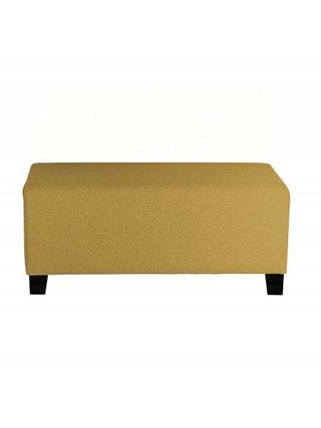 2-seater Pouffe Safran Yellow - HIZIA