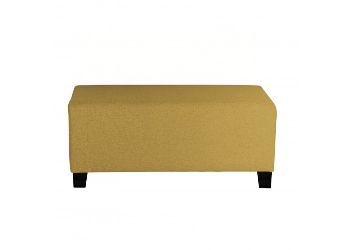 2-seater Pouffe Safran Yellow - HIZIA