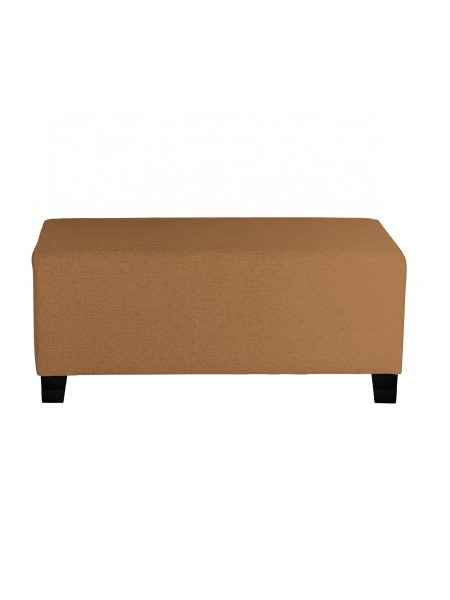 2-seater Pouffe Terre de Sienne - HIZIA