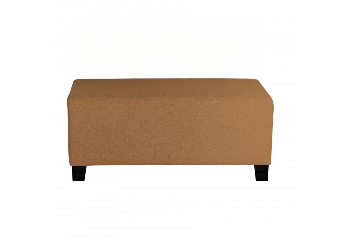 2-seater Pouffe Terre de Sienne - HIZIA