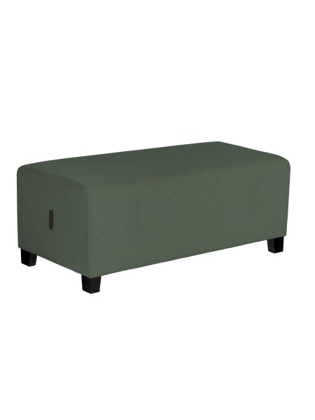 Pouf 2 places Vert Forêt - HIZIA