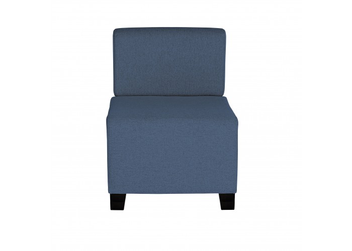 Canapé 1 place Bleu Denim - HIZIA