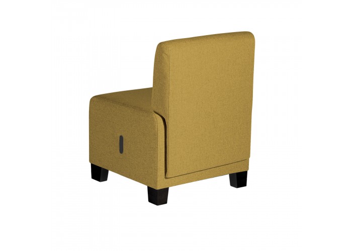 1-seater Sofa Saffron Yellow - HIZIA