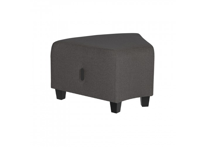 Puff angular 1 plaza Gris Antracita - HIZIA