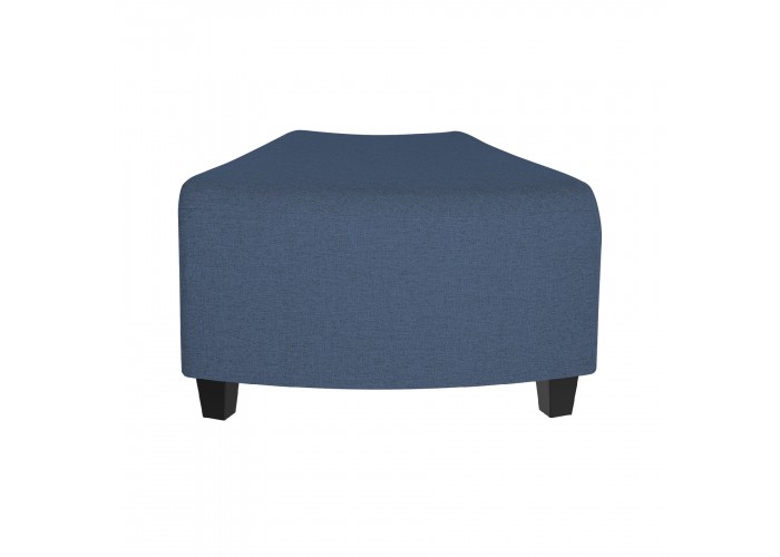 Pouf angolare a 1 posto Blue Denim - HIZIA