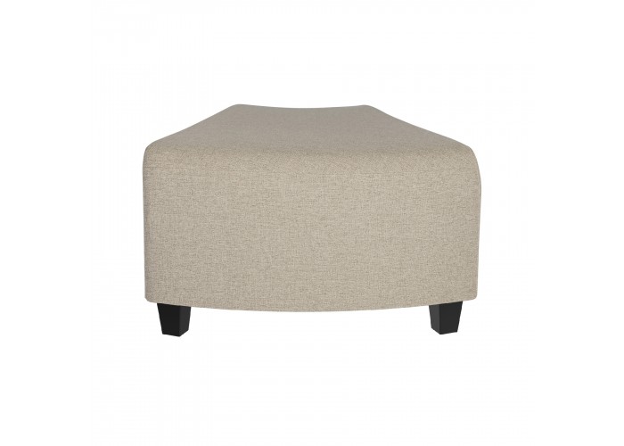 Pouf angulaire 1 place Beige Sahara - HIZIA