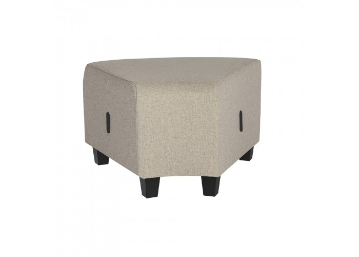 Pouf angulaire 1 place Beige Sahara - HIZIA