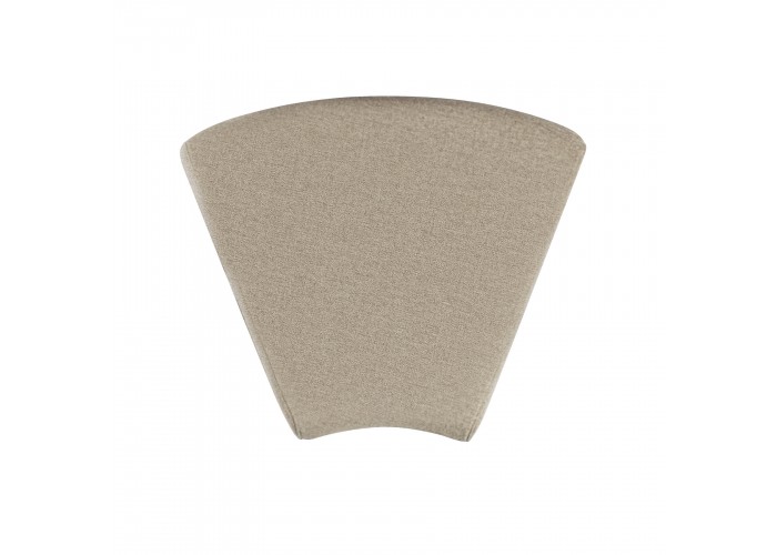 Pouf angulaire 1 place Beige Sahara - HIZIA