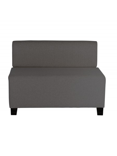 2-seater Sofa Anthracite Grey - HIZIA