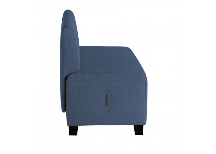 Divano a 2 posti Blue Denim - HIZIA