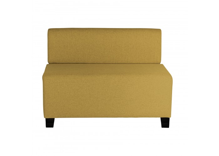 2-seater Sofa Saffron Yellow - HIZIA