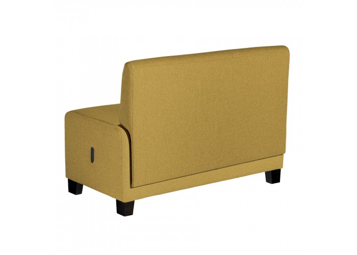 2-Sitzer-Sofa Safrangelb - HIZIA