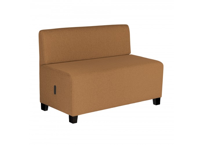 Canapé 2 places Terre de Sienne - HIZIA