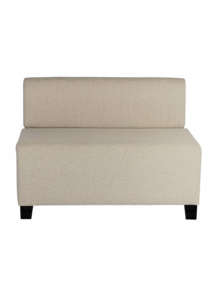 2-seater Sofa Beige Sahara - HIZIA