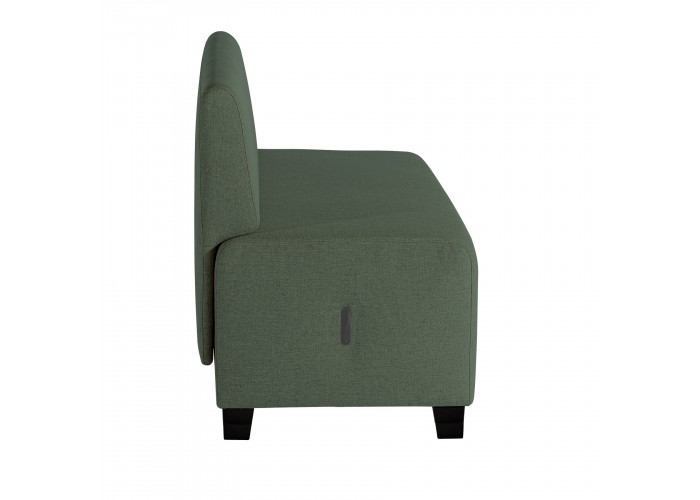 2-Sitzer-Sofa Waldgrün - HIZIA