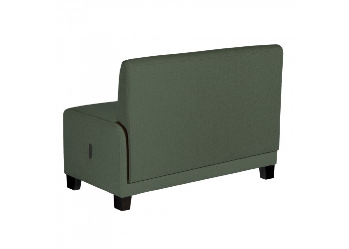 2-seater Sofa Forest green - HIZIA