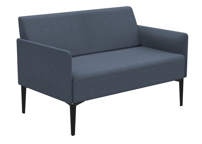Canapé 2 places Bleu Denim