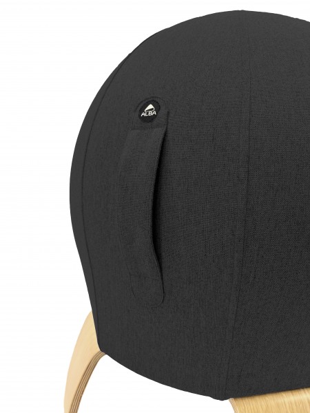 Tabouret ergonomique noir