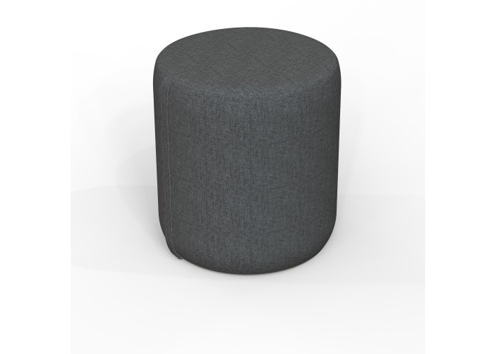 Pouf rond 58 cm - Gris Anthracite